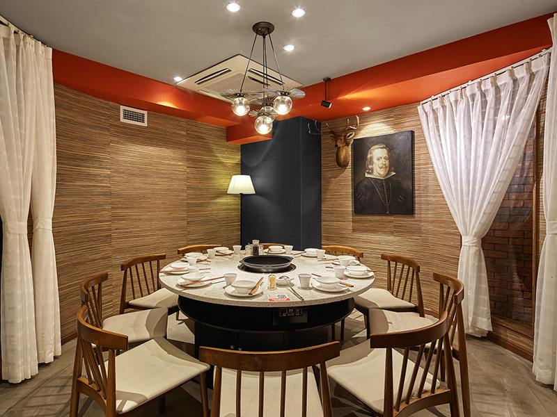 杭州680平新中式火鍋店裝修設(shè)計(jì)案