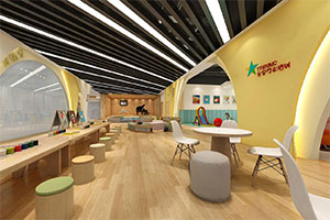 臺(tái)星藝術(shù)培訓(xùn)機(jī)構(gòu)裝修設(shè)計(jì)全景圖