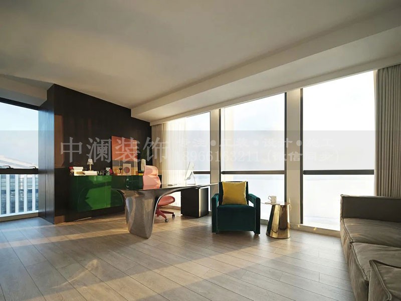 簡(jiǎn)約大氣純凈藝術(shù)辦公室設(shè)計(jì)裝修